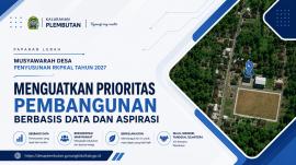 Paparan Lurah dalam Musyawarah Kalurahan Penyusunan RKPKal Tahun 2027